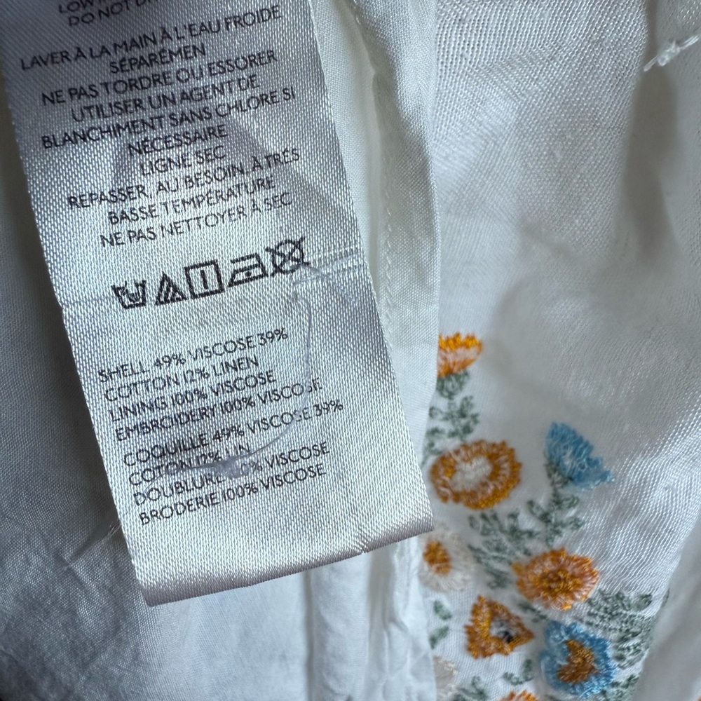 Free People White Floral Embroidered Dress - Picture 9 of 9